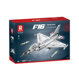 Briques REOBRIX 33027 Avion de chasse F-16 Fighting Falcon (1427 éléments)