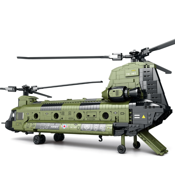 Briques REOBRIX 33031 Hélicoptère de transport CH-47 Chinook (1451 éléments)