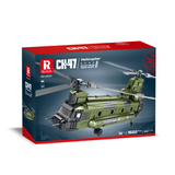 Briques REOBRIX 33031 Hélicoptère de transport CH-47 Chinook (1451 éléments)