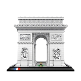 Maquette en blocs Arc de Triomphe REOBRIX, vue de face avec arcade centrale