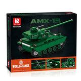 Briques REOBRIX 77033 Char AMX-13 World of Tanks (1037 pièces)